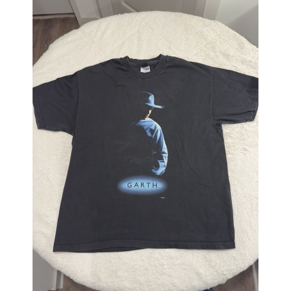 Garth Brooks Grace & Mercy T-shirt size XL Black  Vintage 1990s USA